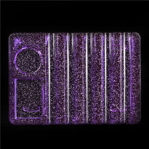 Purple 1 шт 5 цветов для дизайна ногтей ремесло акриловые УФ-гель Кисть ручка остальные профессиональный косметический макияж кисть Дисплей подставка держатель инструмента LANC387 - Цвет: Purple
