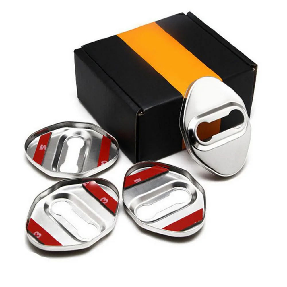 4 шт. стайлинга автомобилей Защита на двери Фиксаторы Кепки Стикеры Интимные