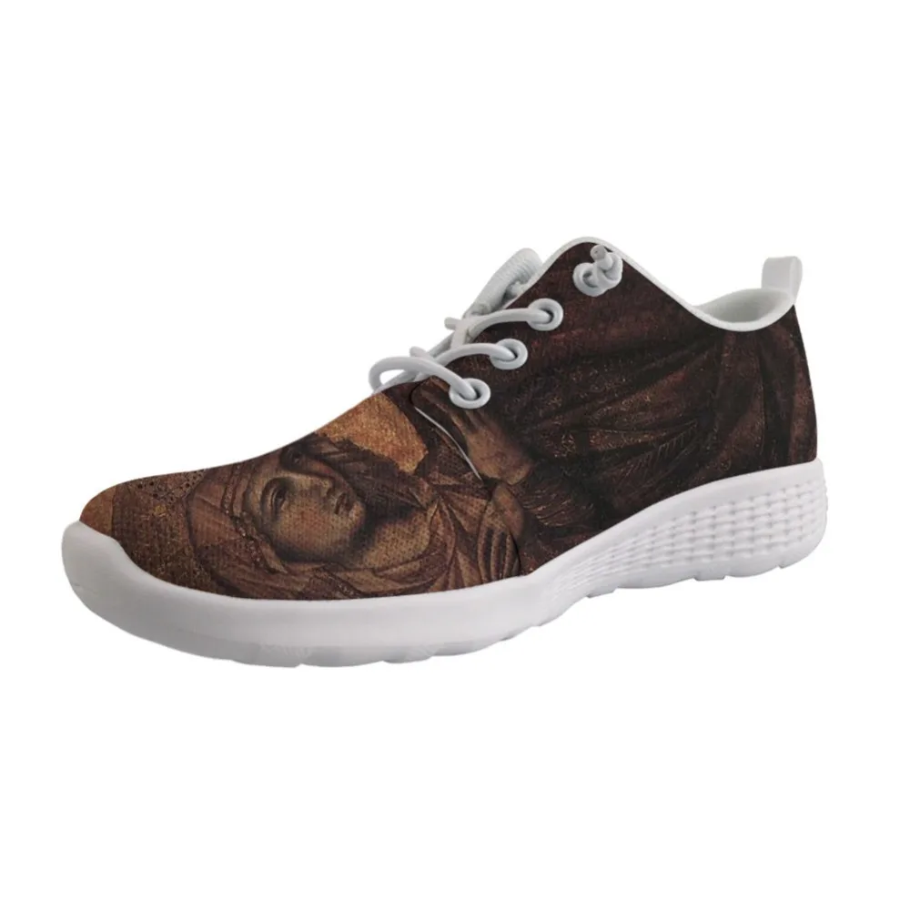 Уличная обувь для прогулок Женские кроссовки на шнуровке с дырками Обувь девушек