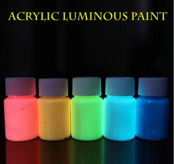 12 цветов 5 шт./компл. красители светящийся пигментный порошок краска пигмент