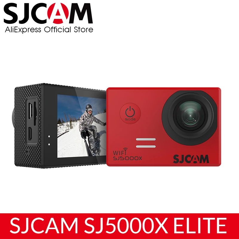 Оригинальная Экшн-камера SJCAM SJ5000X Elite, WiFi, 4 K, 24fps, 2 K, 30fps, Gyro Sports DV 2,0 lcd NTK96660, водонепроницаемая Спортивная DV