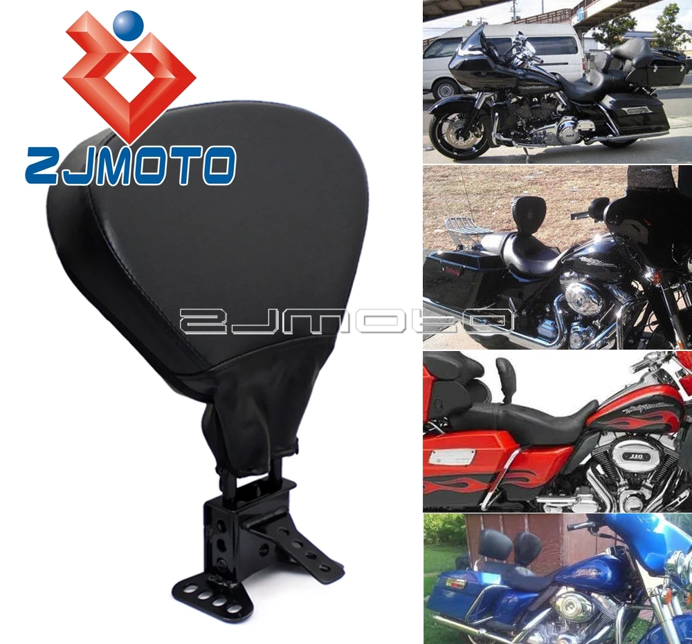 

Motorcycle Adjustable Driver Rider Backrest For Harley Touring 2009-2019 Road King Street Glide Electra Road Glide Backrest Pad