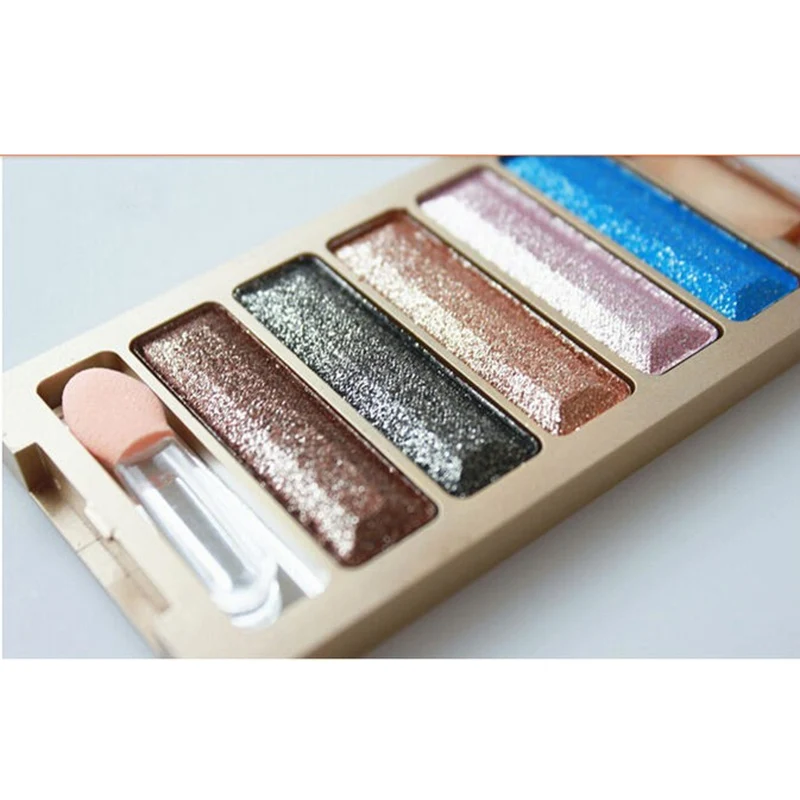 Горячий Продавать 5 Цветов Теней Для Век Макияж Тени для век Палитры Сталкиваются