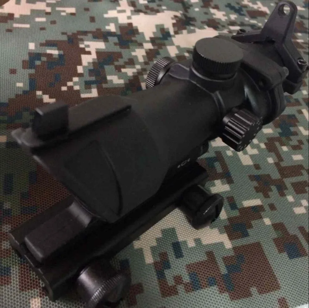 ACOG 1x32 crosshair зеленый и красный точечный прицел с красной точкой зрения тактическая стрельба/охотничий прицел