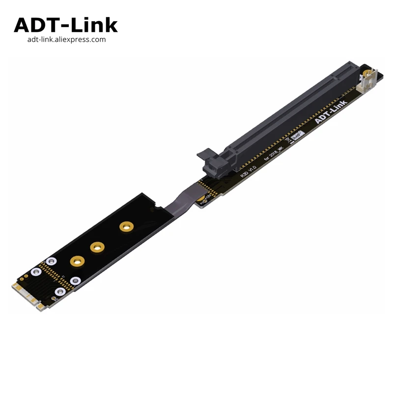 Новинка 2018 M.2 NVMe к PCIe 16x Riser X11050ti 1060ti 1080ti RX580 видеокарта расширитель PCI e x16 M2 для NVIDIA