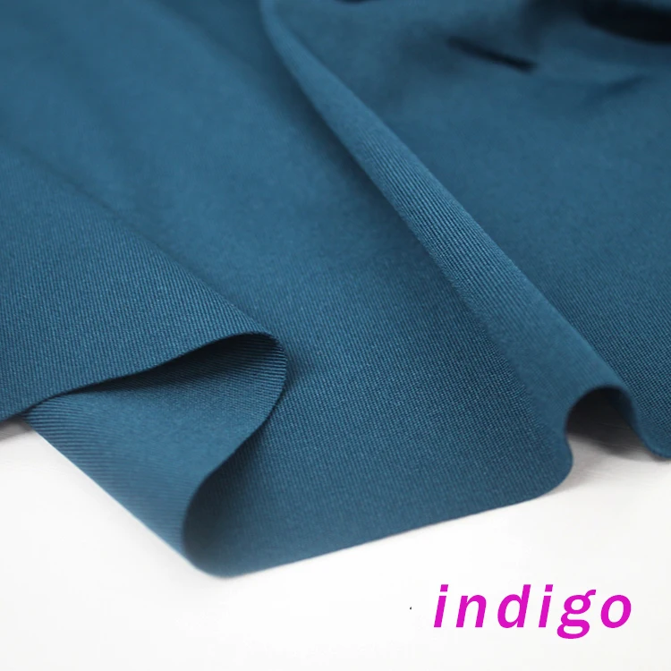 Indigo Stretch Spandex Fabric Knitted Jersey Skirt suit-dress Sold By The Yard Free Shipping | Дом и сад