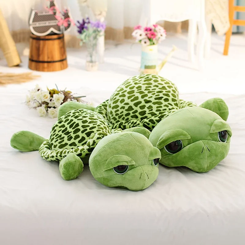 Kids Toys 2018 Hot Sale 20-60cm Kawaii Big Eyes Tortoise Plush Toy Lovely Soft Small Sea Turtles For | Игрушки и хобби