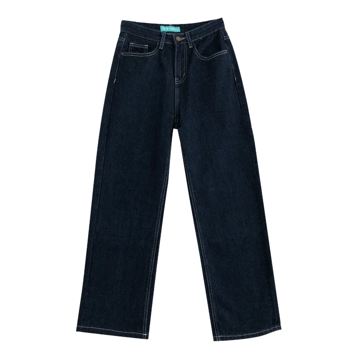 S-L осенние джинсы с высокой талией женские повседневные Прямые для мам (X912) |