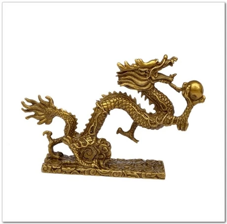 Медный Дракон Teng фэн шуй принадлежности для украшения офиса настольное