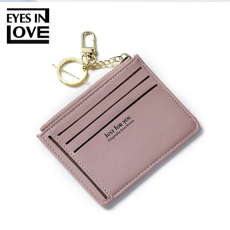 Простые мульти отделения для карт ID держатели женские кошельки OL металлическое
