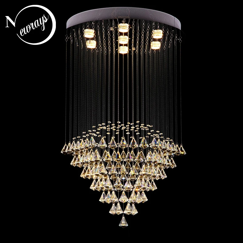 Европейская Хрустальная Современная ретро люстра в скандинавском стиле с GU10 7