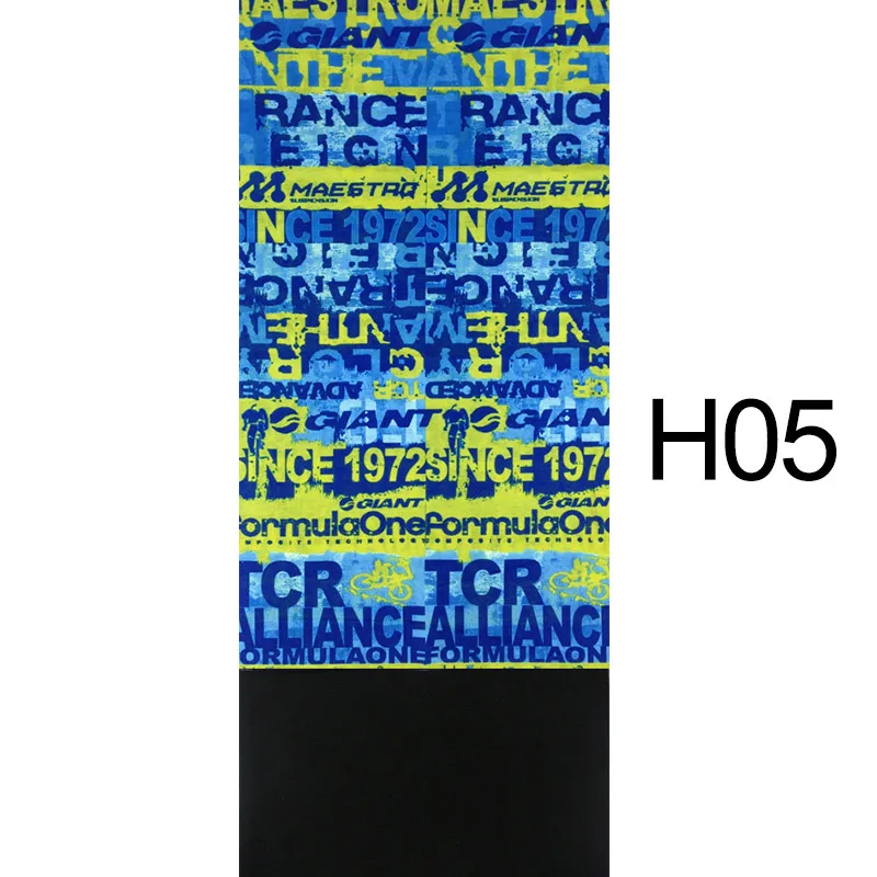 H05 30 цветов, унисекс, велосипедная Бандана с принтом, теплый шарф для шеи, для езды на мотоцикле, на открытом воздухе, для альпинизма, рыбалки, пешего туризма, маска для лица, волшебные шарфы - Цвет: H05