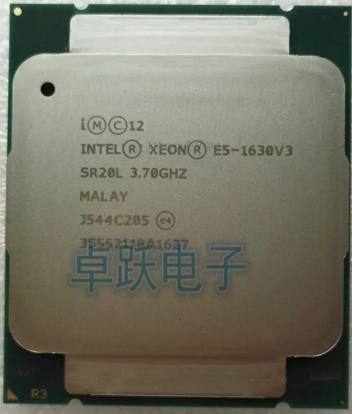 E5-1630V3 Original Intel Xeon E5-1630 V3 E5 1630 3 70 ГГц 10M 4 ядра 22 нм LGA2011-3 140W процессор Бесплатная