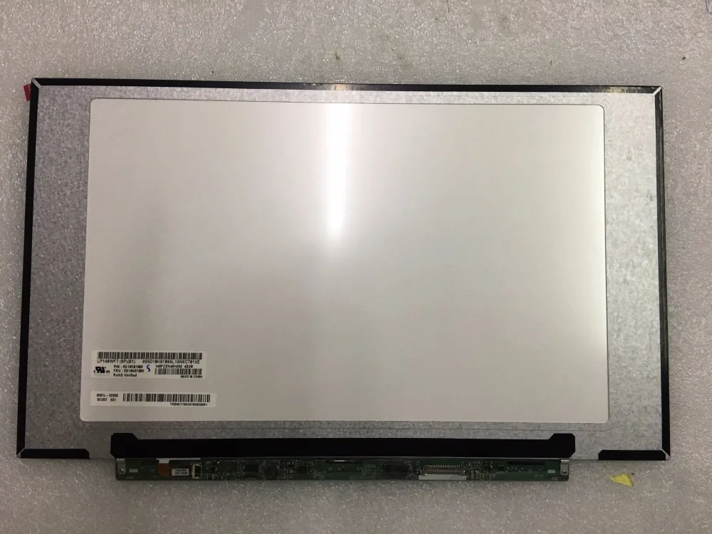 Светодиодный ЖК экран GrassRoot 14 0 &quotдля Lenovo Ideapad 520S 14IKB 80х2 Yoga 710 LP140WF7 SPB1 DP/N FRU: 5D10K81085 IPS