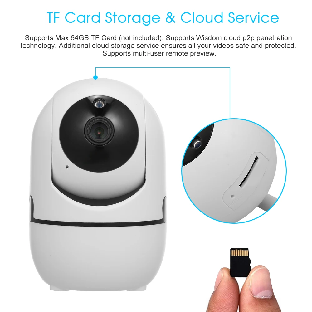 Беспроводная IP камера 1080P Wi Fi с функцией ночного видения|motion detection ip camera|ip camerahd camera