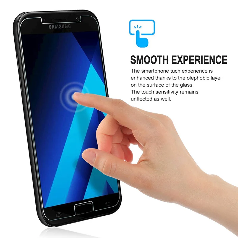 9H 0 26 мм Взрывобезопасное закаленное стекло для Samsung Galaxy A7 2017 A720 защита экрана