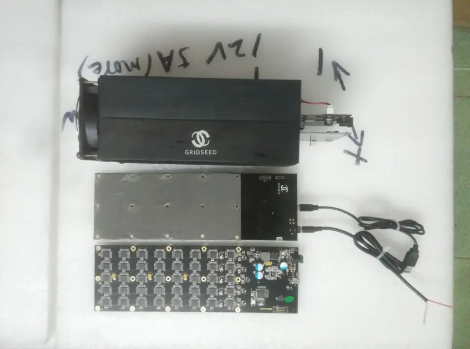 YUNHUI б/у LTC miner USB miner Gridseed blade1.5-2,5 M одна печатная плата с кабелями лучше, чем zeus miner ANTMINER U1 U2U3