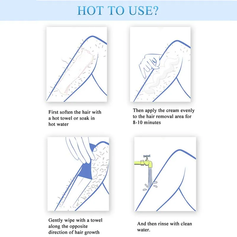 Крем EFERO унисекс для удаления волос женский крем депиляции подмышек и ног|Крем
