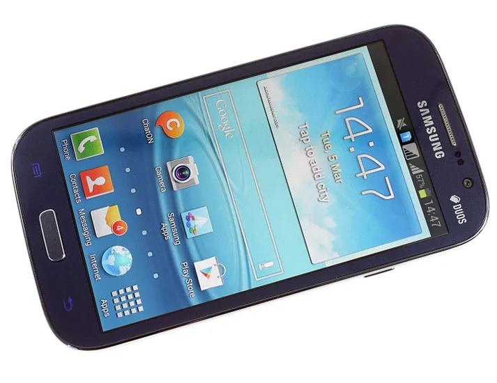 Оригинальный мобильный телефон Samsung Galaxy Grand I9082 поддержка двух SIM карт сенсорный