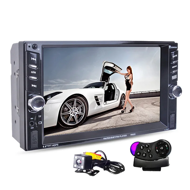 6 ''дюймовый ЖК сенсорный экран 2 Din 12 v Автомагнитола Авто Стерео MP5 плеер bluetooth
