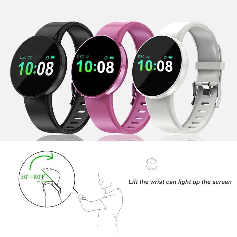 Модные Простые Для женщин часы Smart Спорт цифровые мужчин Фитнес крови Давление