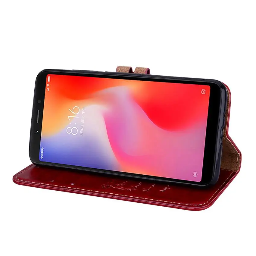 Чехол для Xiaomi Redmi 6A, чехол для Redmi 6, чехол для Redmi 6 PRO Couqe, Мягкая силиконовая задняя крышка, кожаный флип-чехол для Redmi 6 pro 6 A, чехол для телефона s