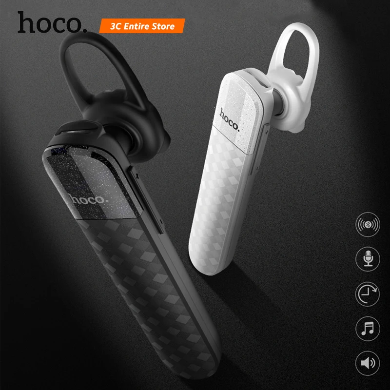 Мини наушники HOCO беспроводная bluetooth гарнитура вкладыши с микрофоном V4.2 Bluetooth для