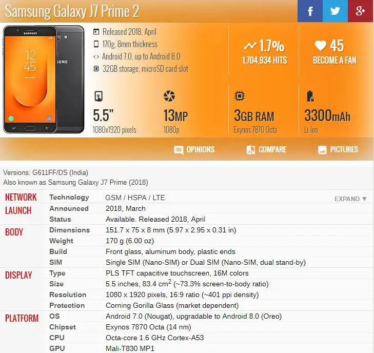 ЖК дисплей для SAMSUNG Galaxy J7 Prime 2018 сенсорный экран Prime2 G611 оригинальный