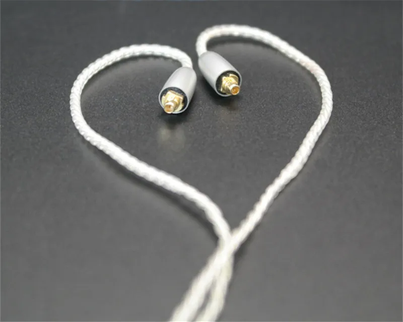 Замена обновленный кабель MMCX покрытый провод шнуры линия для WESTONE W10 W20 W30 W40 W50 W60 W80