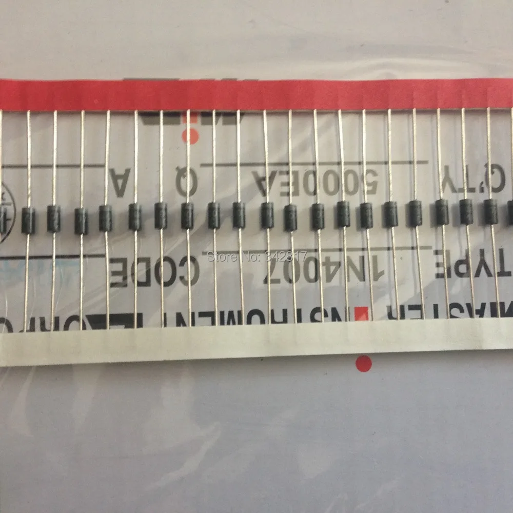 1N4007 диодный GEN PURPOSE 1000V 1A DO41 1000 шт|1n4007 diode|diode 1n40071a diode |