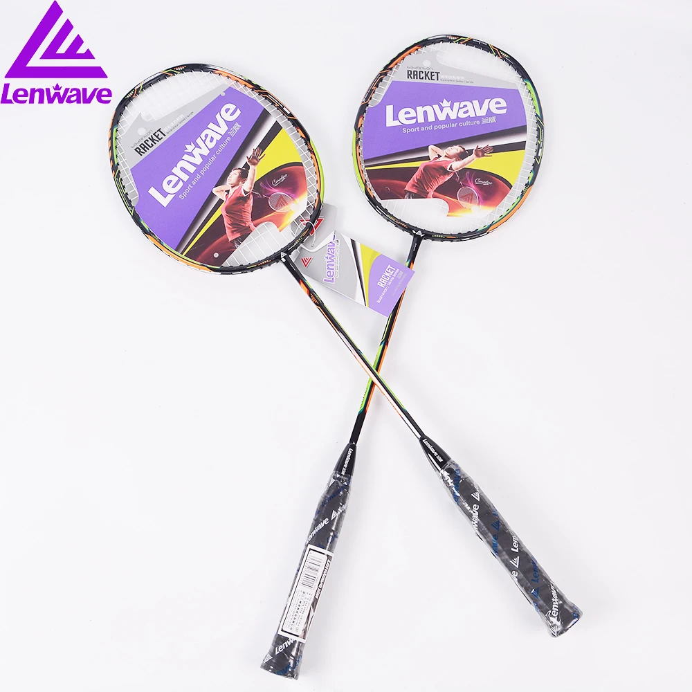 Алюминий углерода Ракетки для бадминтона Lenwave бренд спортивной подготовки
