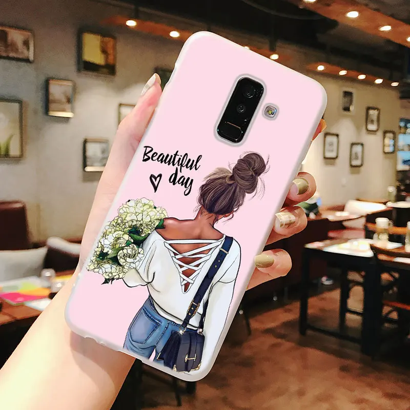 Style 07 Мягкий силиконовый чехол для телефона для мам и детей, одежда модная для samsung Galaxy A70 A50 A40 A9 A8 A7 A6 A5 A3 плюс крышка - Цвет: Style 07