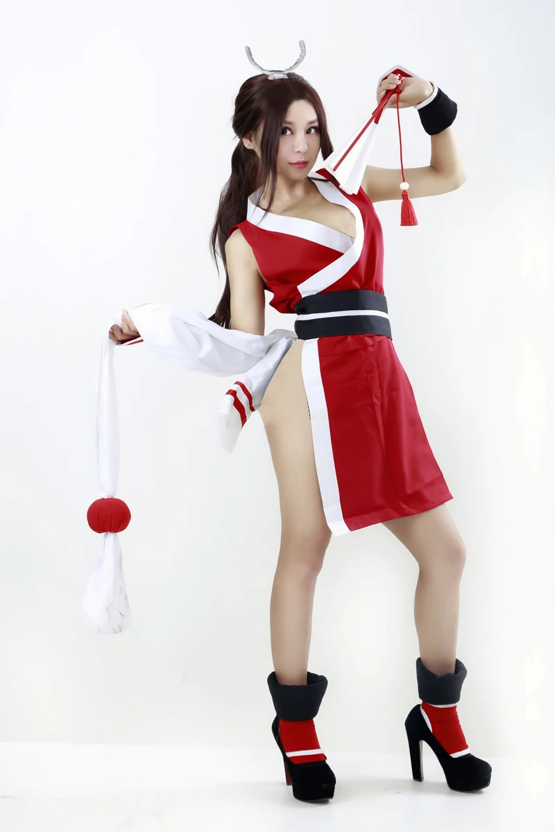 Из серии игр The King of Fighters(Косплэй костюм mai shiranui наряд ручной работы