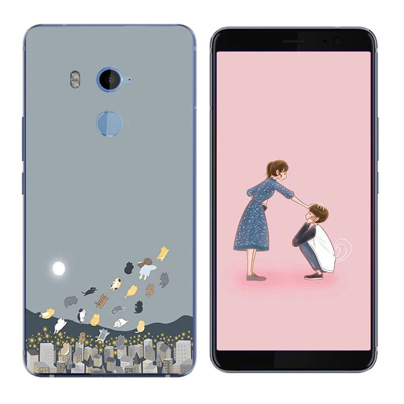 Case for HTC U11 Plus Cover U 11 Silicon Fashion Disk Printing Coque 2Q4D200 Phone |