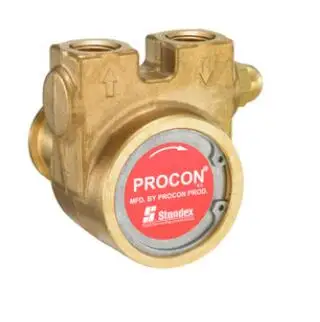 PROCON 102A100F11BA250 серия насосов 1 латунная вращающаяся лопасть с предохранительным