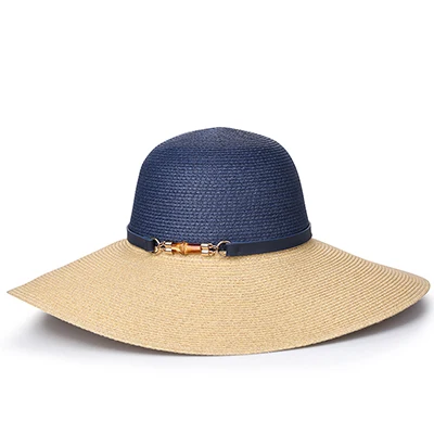 Для женщин модные летние Шапки для Для женщин Chapeu Feminino солнцезащитный козырек Кепки солнце складная шляпа с широкими полями шапка, защищающая от УФ-излучения пляжные Шапки для Для женщин - Цвет: Natural Brim