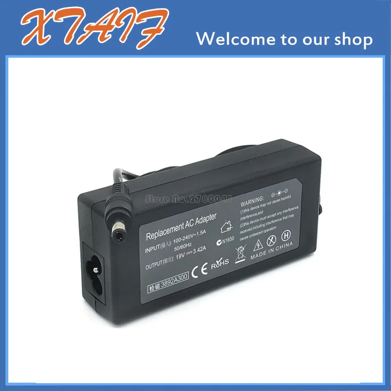 19V 3.42A AC/DC адаптер зарядное устройство источник питания для ASUS R33030 N17908 V85 ADP 65JH|supply