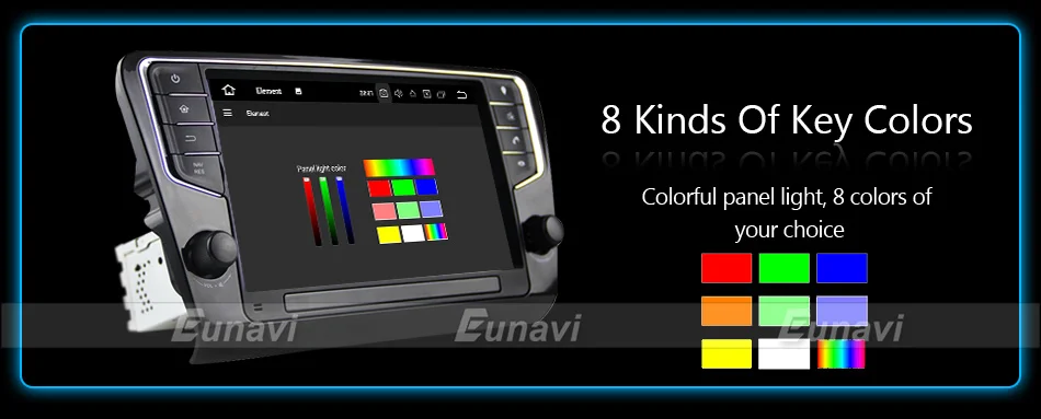 Eunavi 9 ''1 Din Android 9,0 автомобильный Радио gps навигация 4G ram для Volkswagen Skoda Octavia 3g wifi bleutooth