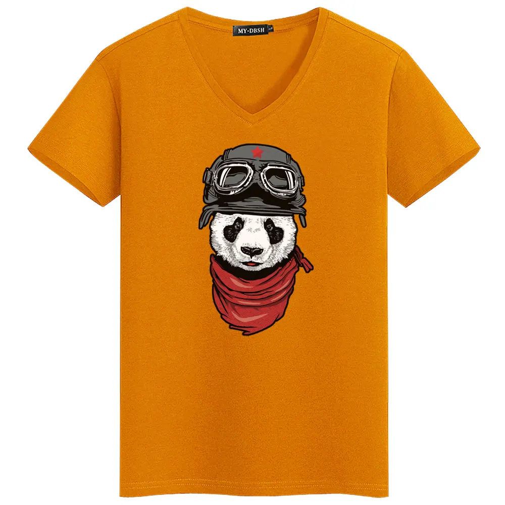 MYDBSH милые футболки с принтом панды для мужчин/женщин повседневные Camisetas модная