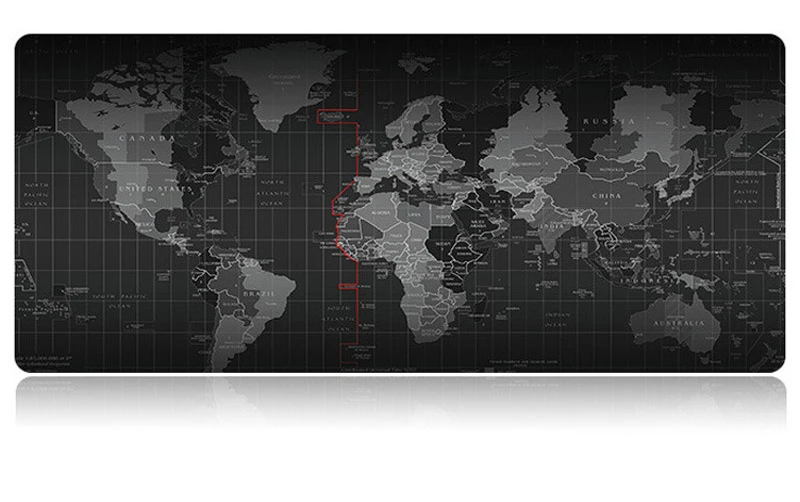 Супер большой 1000x500 мм/900x400 мм/800x400 мм/700x300 мм карта мира Резиновый Коврик Для Мыши Компьютерный игровой планшет коврик для мыши с блокировкой края