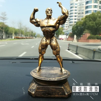 Фитнес-трофей Ручной фитнес-мышечный гантель скульптура Hercules украшение салона