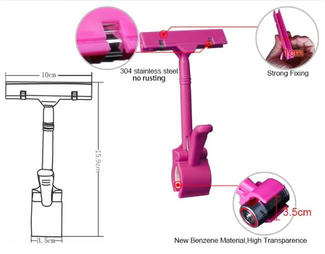 10 шт Красочные поп товары пластиковые вывески бумажные карты дисплей Цена