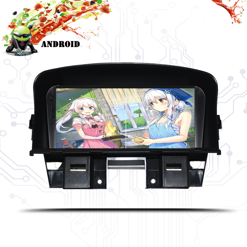7 дюймов 2din Android 9 0 стерео навигация GPS DVD плеер для Chevrolet Cruze 2008 2009 2010 2011 2012 Bluetooth