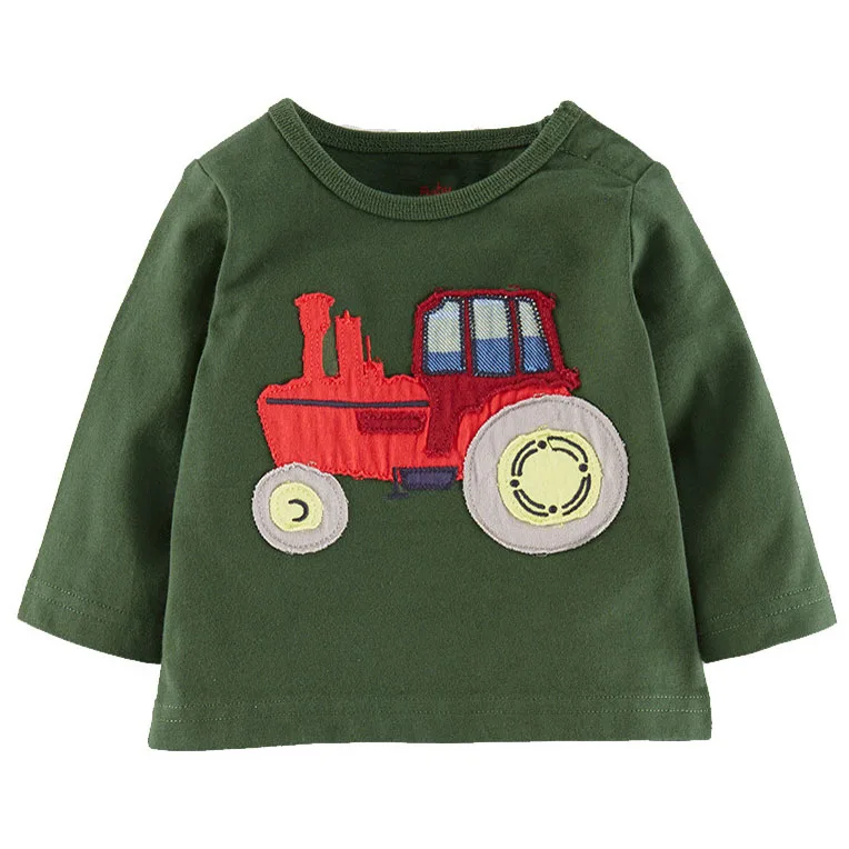 T7003 Clothing Jumpingbaby/ детская одежда; детская футболка для мальчиков; футболки для малышей; футболки с длинными рукавами; Camiseta; топы; футболки; костюмы для детей - Цвет: T7003 Clothing