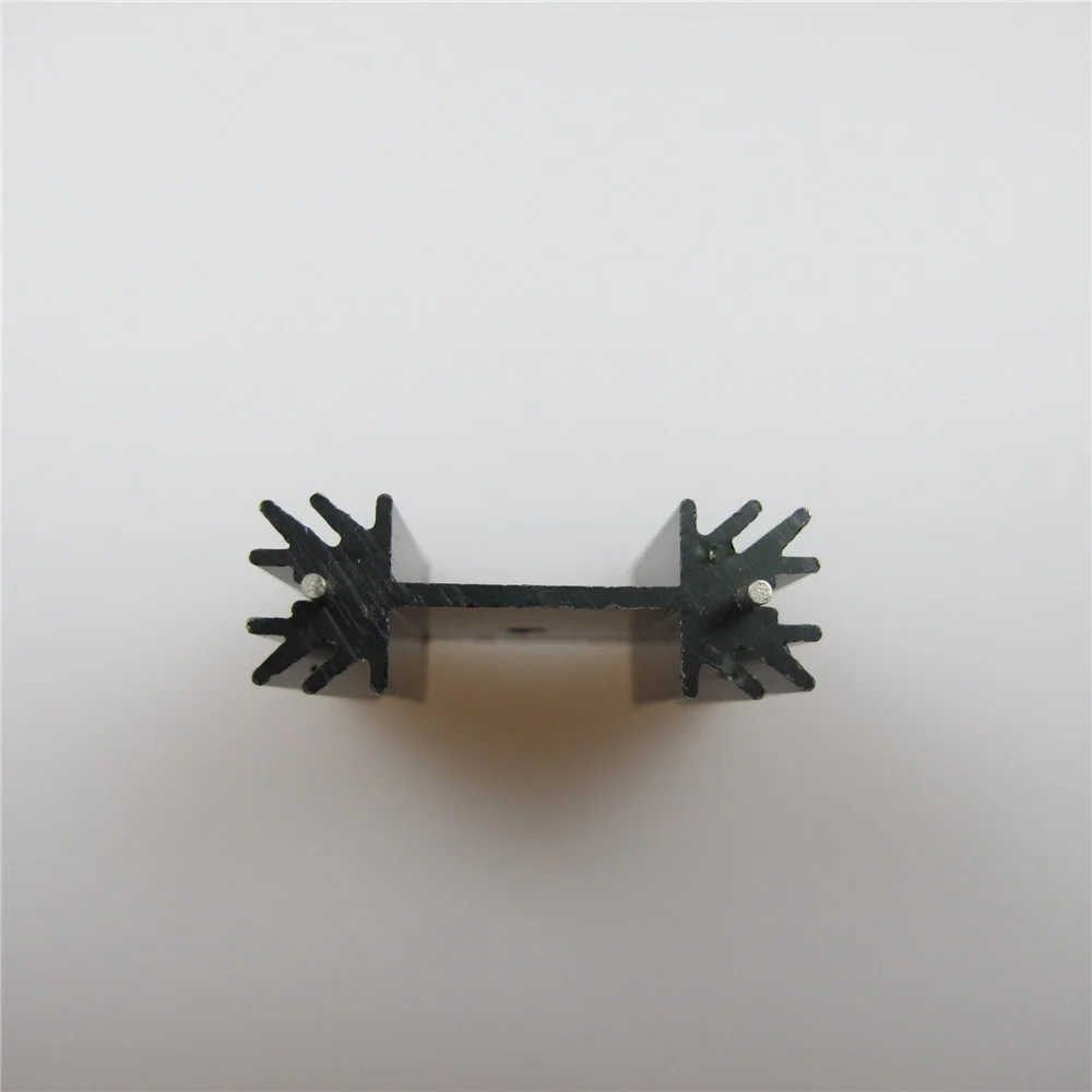 6 шт. Triode IC теплоотвод TO-220 781 7805 TO-3P IC алюминиевый радиатор 34*12*30 мм вентилятор охлаждения черный радиатор