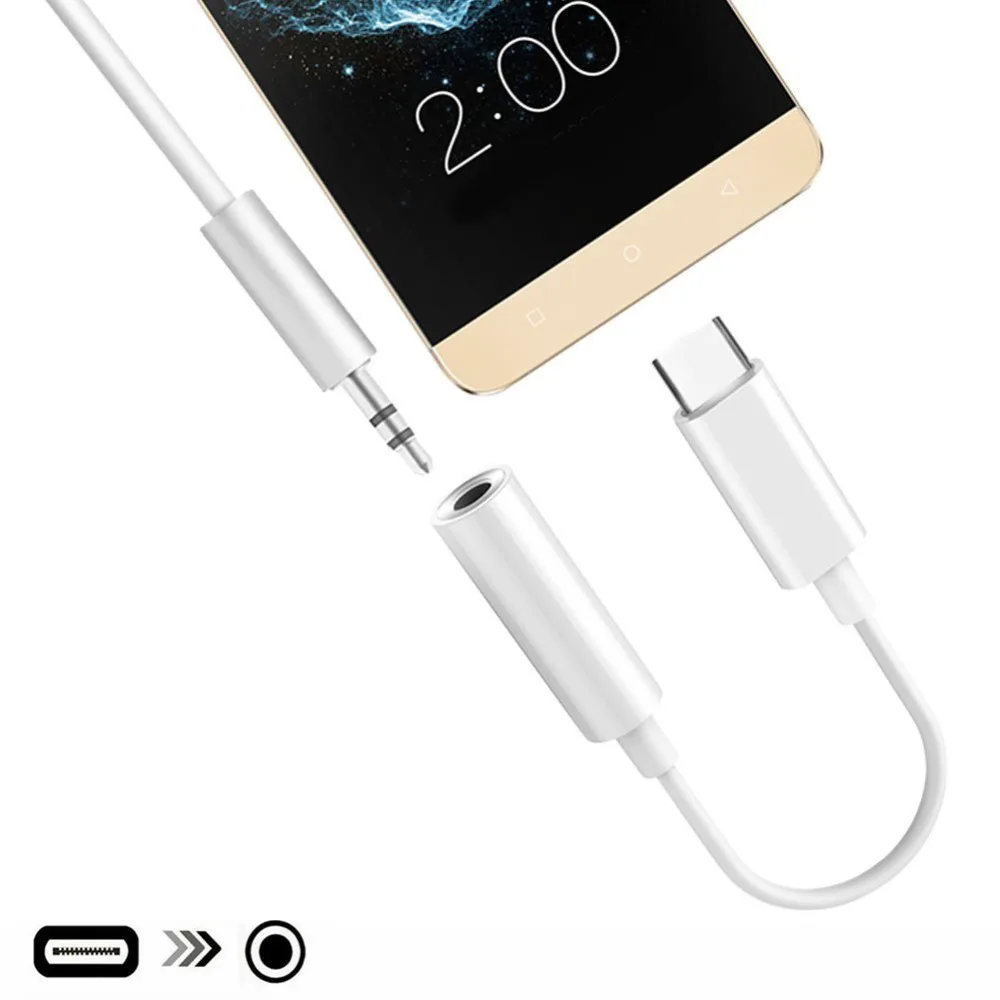 10pcs Type C to 3.5 charging Aux adapter For Huawei Xiaomi Phone P20 Pro 5 Music Charging Adapter Motorcycle Car | Автомобили и