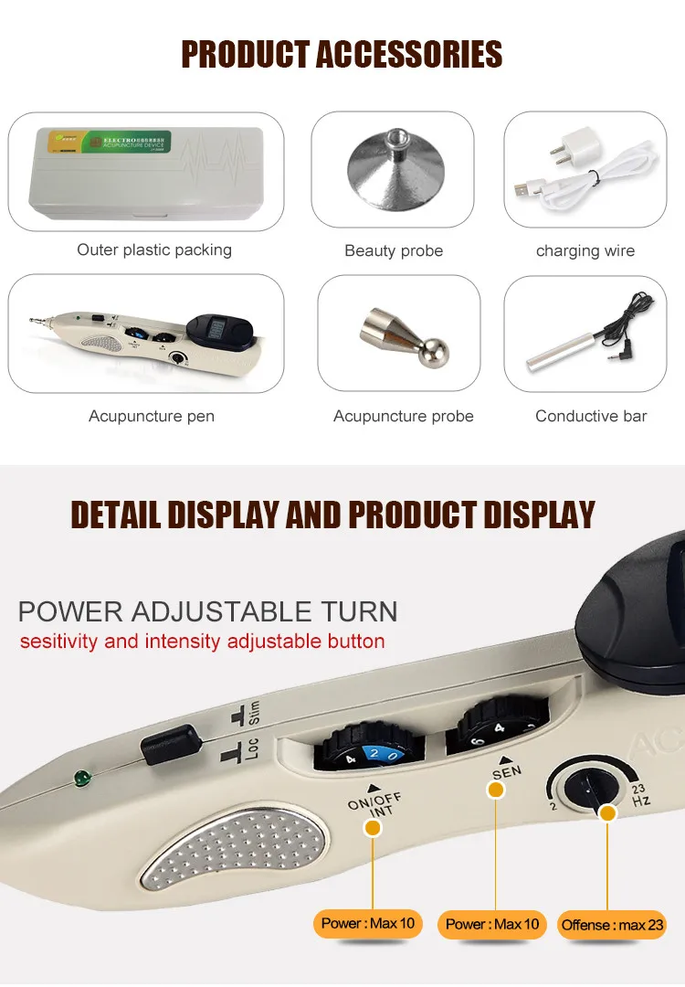 Акупунктура для электромагнитных мышц с автоматическим обнаружением точек