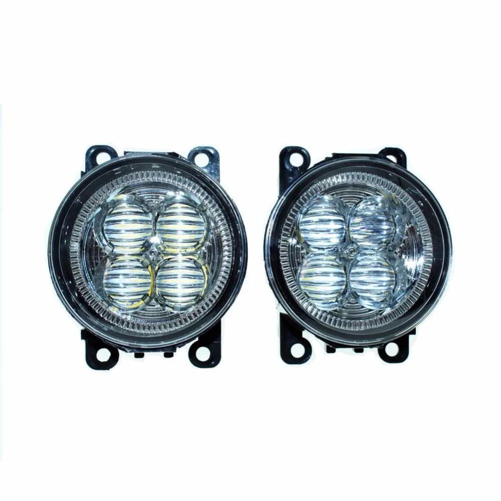 

Car Styling Front Bumper LED Fog Lights High Brightness DRL Driving fog lamps 1set For CITROEN C4 Picasso UD_ MPV 2007-2014 2015