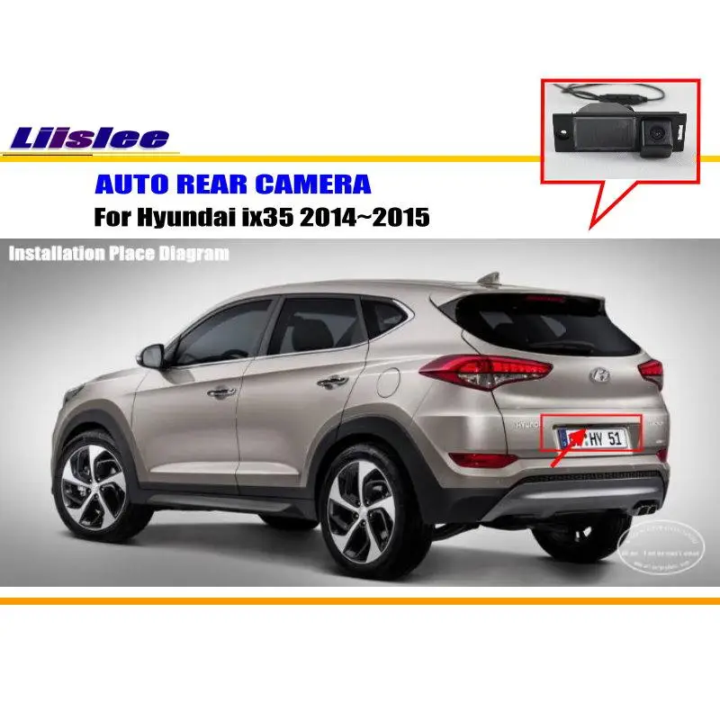 Liislee Автомобильная камера для Hyundai ix35 2014 ~ 2015/камера заднего вида/HD CCD RCA NTST