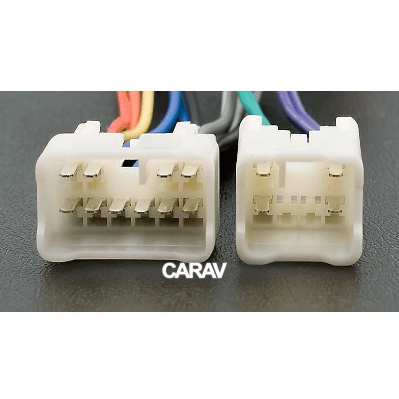 CARAV12 022 ISO радиоадаптер для/TOYOTA 1984 +/для LEXUS 1991 DAIHATSU 1985 + соединитель жгута проводов